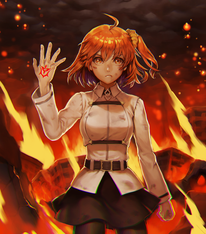 fujimaru ritsuka (fate and 1 more) drawn by darumaya_(rikky_potty)