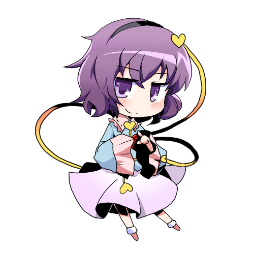 komeiji satori (touhou) drawn by kari_(karinimooreha)