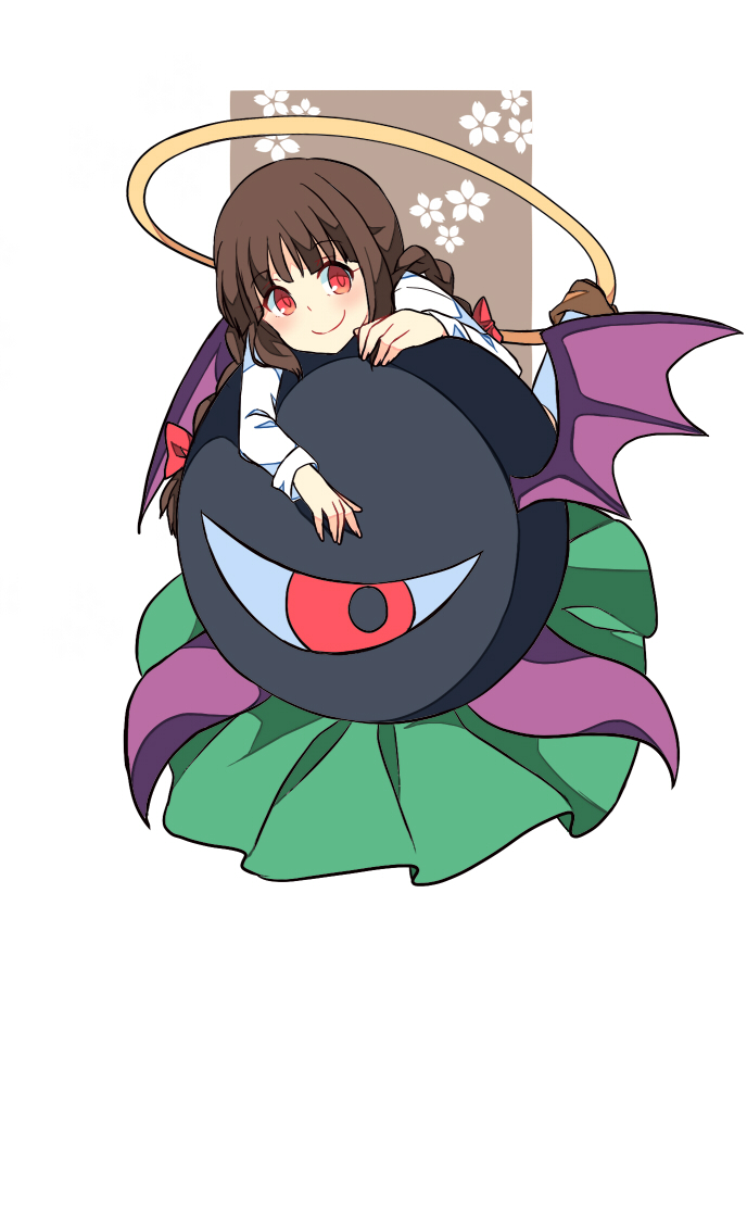 rika and evil eye sigma (touhou) drawn by haya_taro_pochi