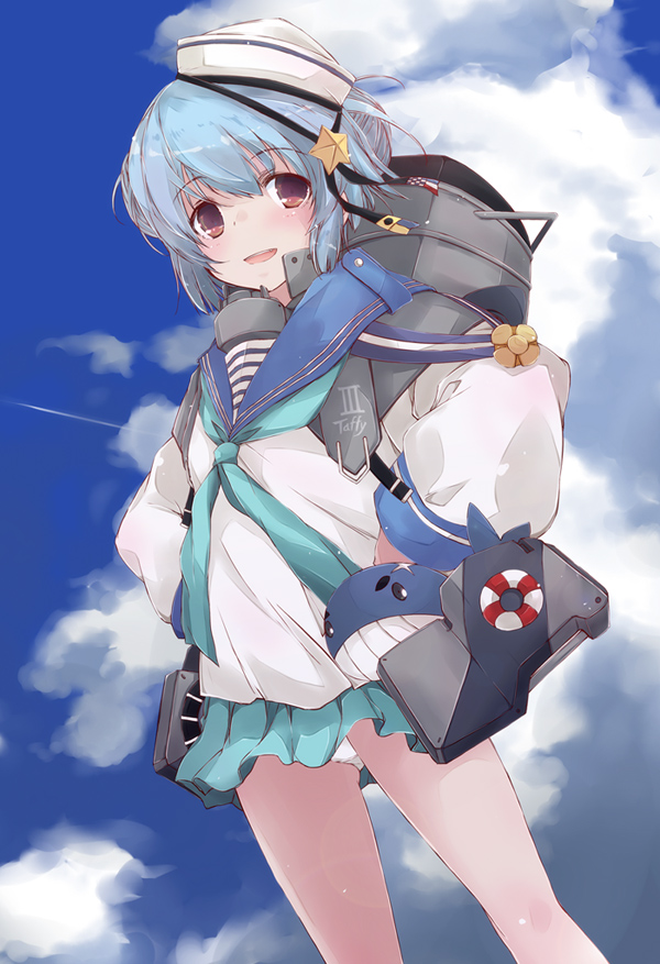 samuel b. roberts and little blue whale (kantai collection) drawn by yumesato_makura