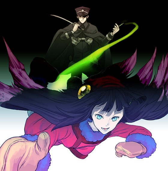 kuzunoha raidou and muu shuwuu (devil summoner and 1 more) drawn by kyuusugi_toku