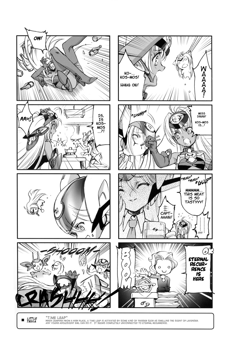 kos-mos, t-elos, and wilhelm (xenosaga and 1 more) drawn by choco_(chocolate_shop)