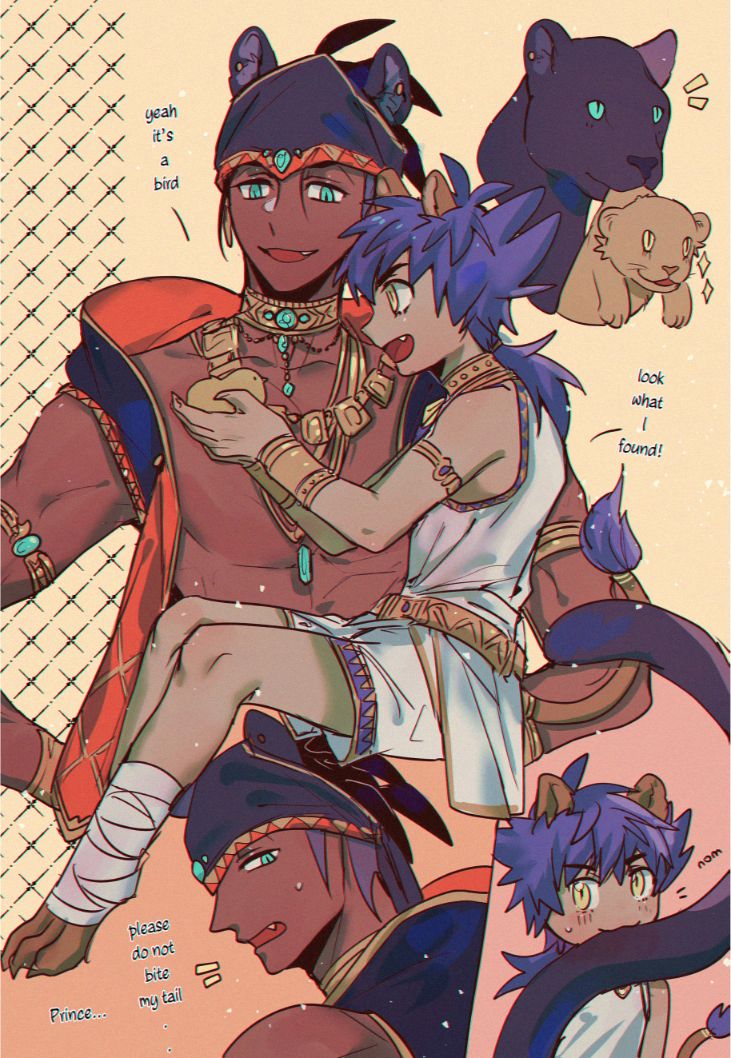 leon and raihan (pokemon and 1 more) drawn by chiyo_(miichiyochin)