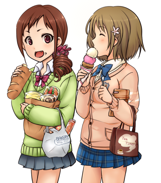 mimura kanako and ohara michiru (idolmaster and 1 more) drawn by akai_mi_ga_bakuhatsu_shita