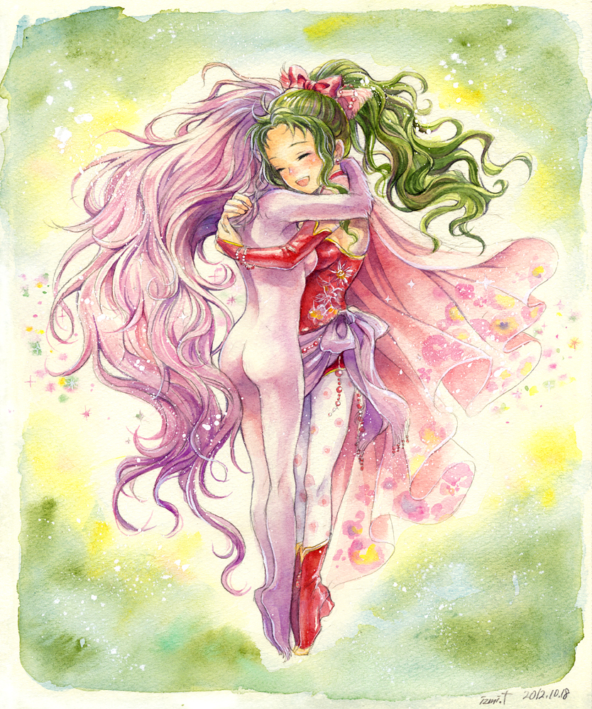 terra branford and trance terra branford (final fantasy and 1 more) drawn by toyoda_izumi