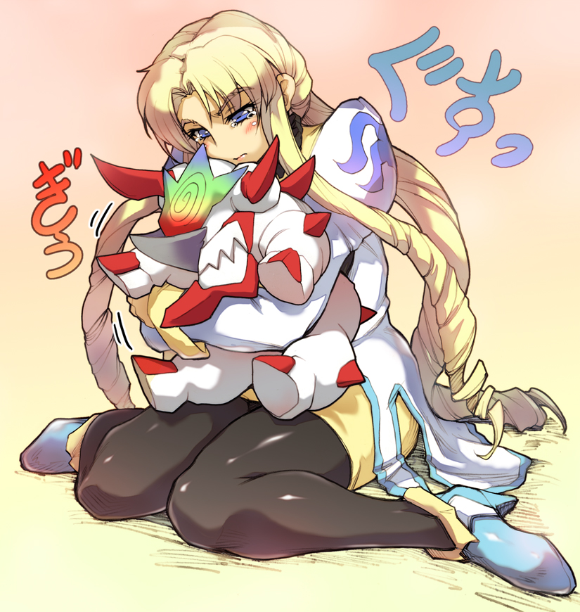 marguerite pistail and dimensional armed monster (super robot wars and 2 more) drawn by hisahiko