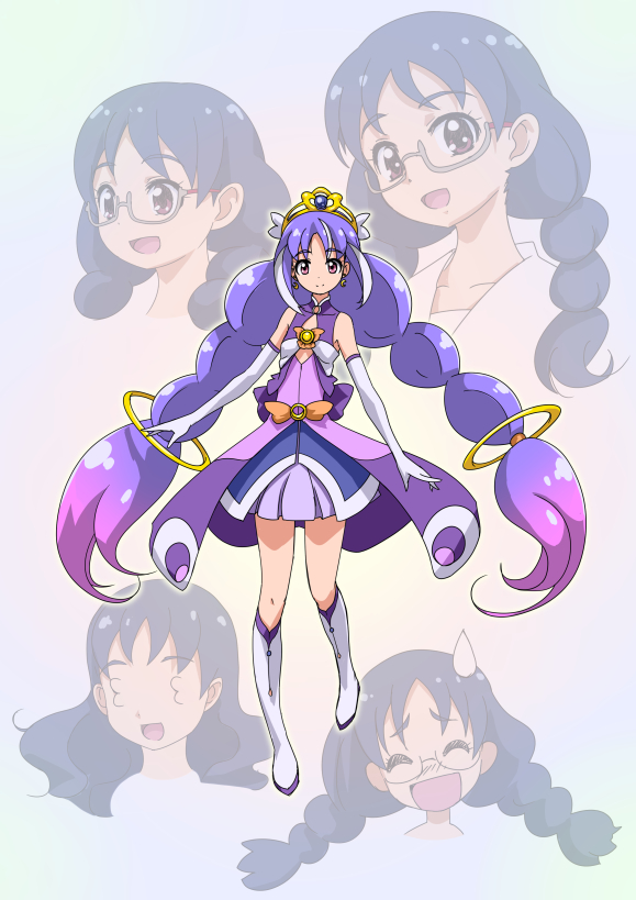nanase yui (precure and 1 more) drawn by rohitsuka