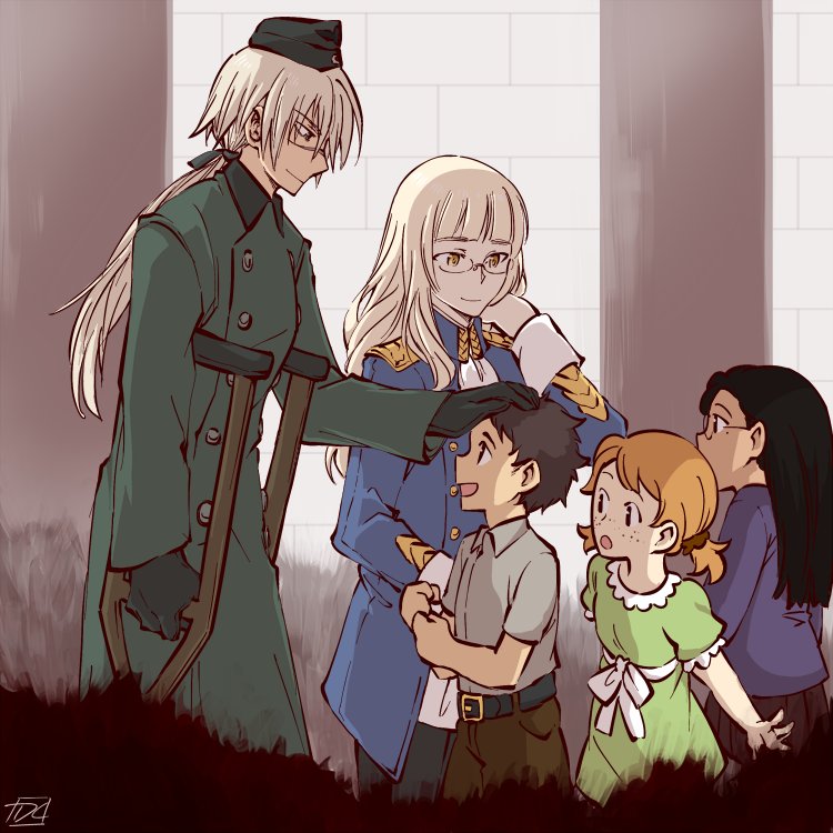 perrine h. clostermann and hanna rudel (world witches series and 1 more) drawn by dlanon