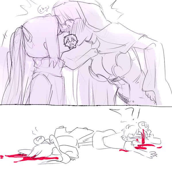 martha, hans christian andersen, and sasaki kojirou (fate and 4 more) drawn by pog_(tojlko)