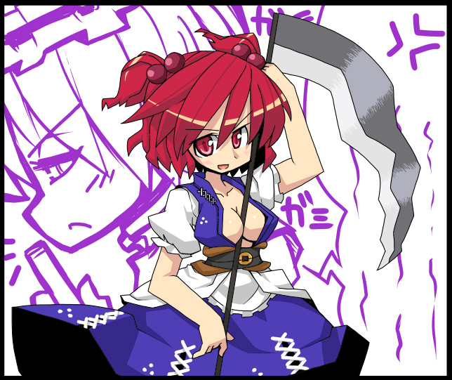 shiki eiki and onozuka komachi (touhou) drawn by nemui_(nemui)