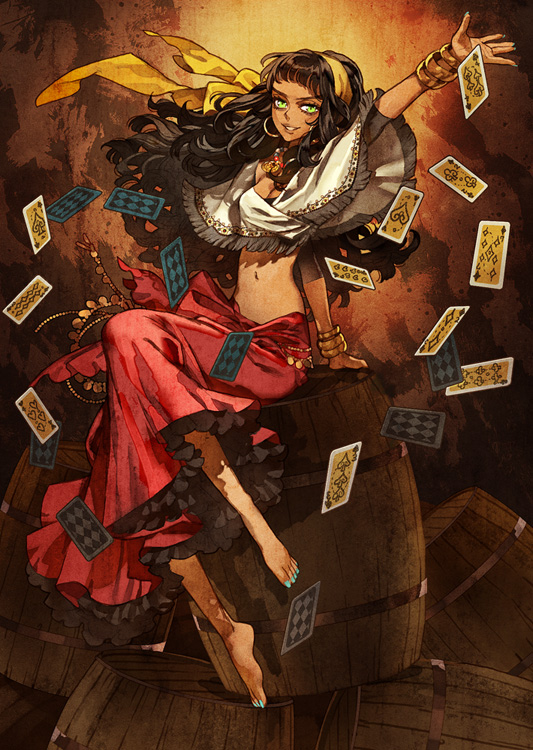 carmen (darkness in wonderland and 1 more) drawn by mugishirako