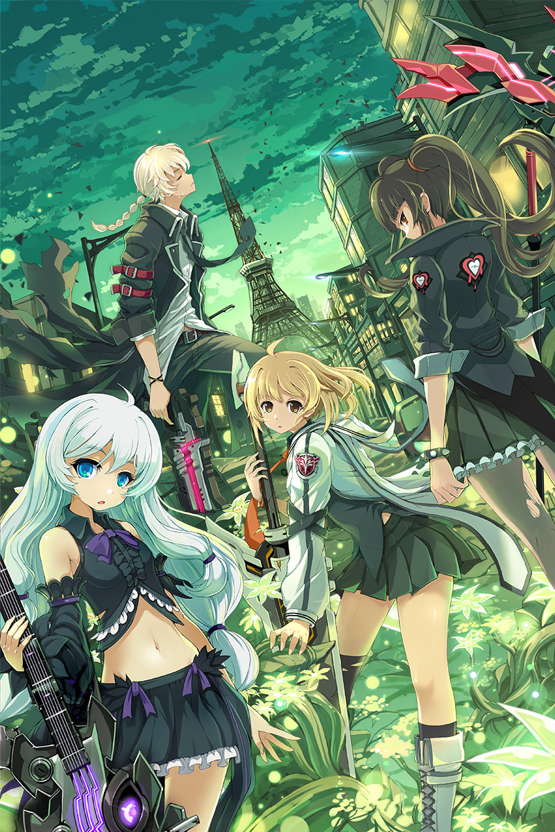 stella unibell, haru estia, and lily bloomerchen (soulworker)