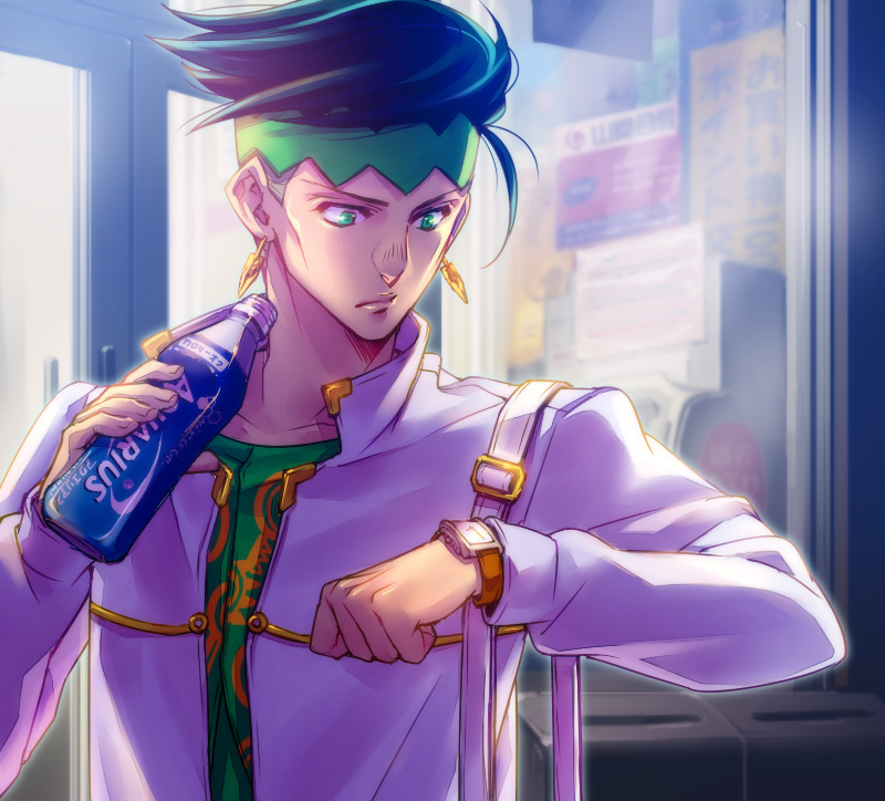 kishibe rohan (jojo no kimyou na bouken and 1 more) drawn by tetsukuzu_tetsuko