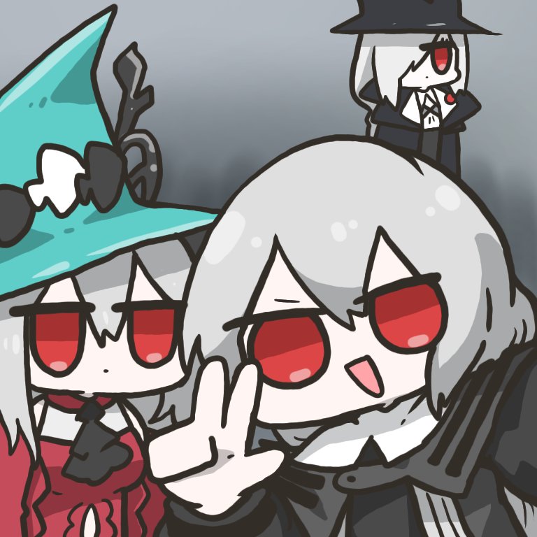 skadi, specter, skadi the corrupting heart, and gladiia (arknights) drawn by rihi_ewokakune