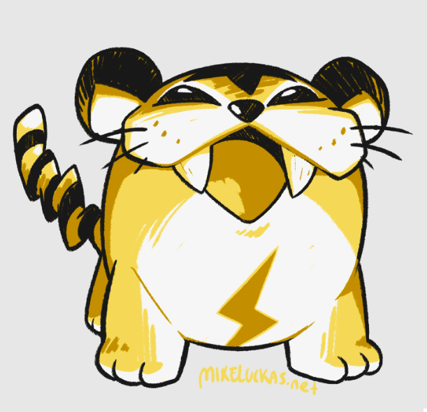 kotora (pokemon and 1 more) drawn by mike_luckas