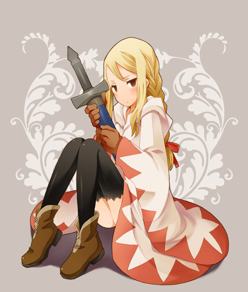 agrias oaks and white mage (final fantasy and 1 more) drawn by b.tarou