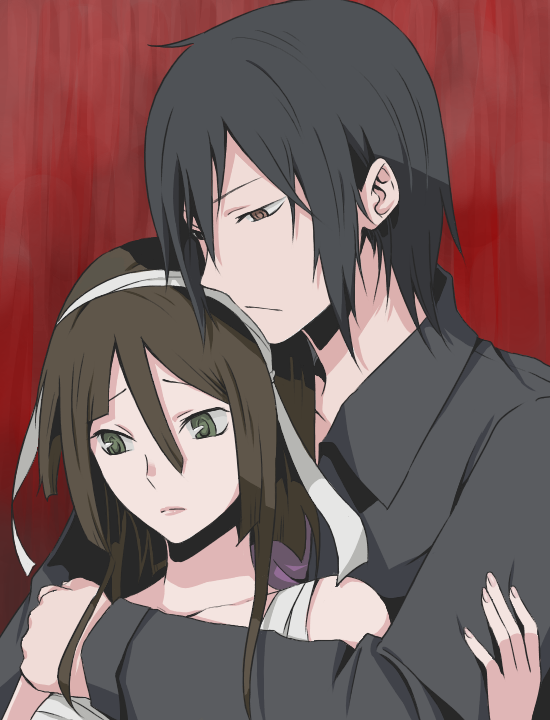 heiwajima kasuka and hijiribe ruri (durarara!!) drawn by pakkaane