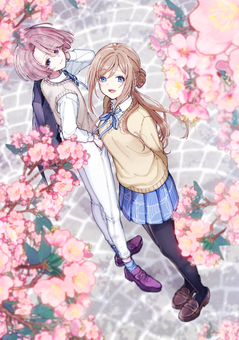 himesaki rinami and arimura mao (idolmaster and 1 more) drawn by bintaptyo