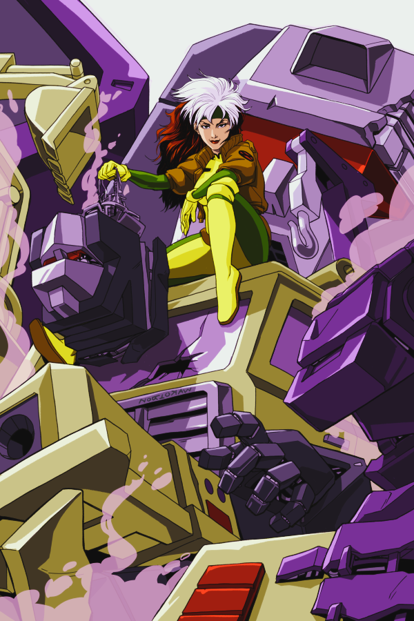 rogue and devastator (marvel and 4 more) drawn by makoto_ono