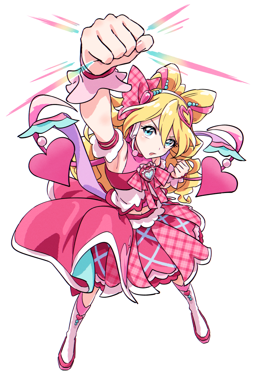 sakura uta and cure idol (precure and 1 more) drawn by bullfalk