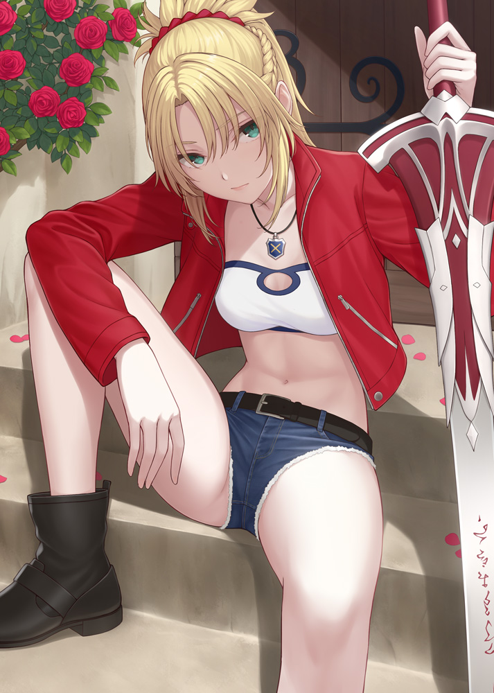 mordred (fate and 1 more) drawn by nananichi
