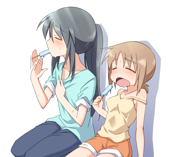 aikawa nozomi and shinozuka satsuki (conflict girl) drawn by dairi