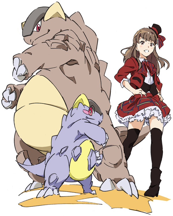 kangaskhan, mega kangaskhan, and sukuzi rena (pokemon and 1 more) drawn by umanosuke