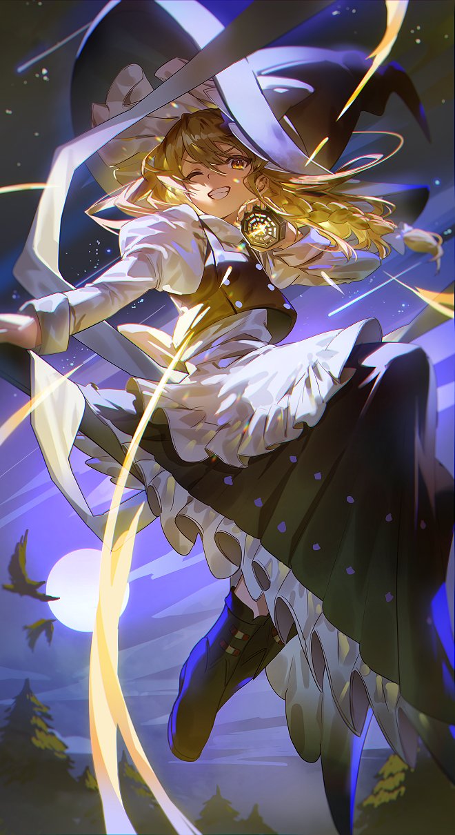 kirisame marisa (touhou and 1 more) drawn by u_u_zan