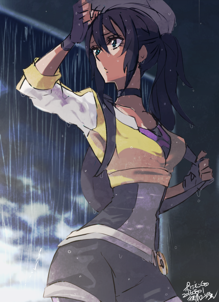 female protagonist (pokemon and 1 more) drawn by rojio