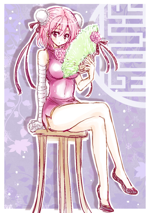 ibaraki kasen (touhou) drawn by sakurai_makoto_(custom_size)
