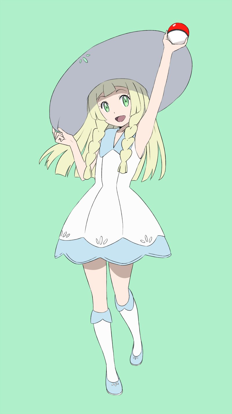 lillie (pokemon and 1 more) drawn by yuu_(1007yu)
