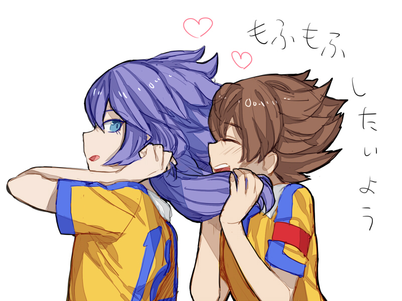 matsukaze tenma and amemiya taiyou (inazuma eleven and 2 more) drawn by cezaria