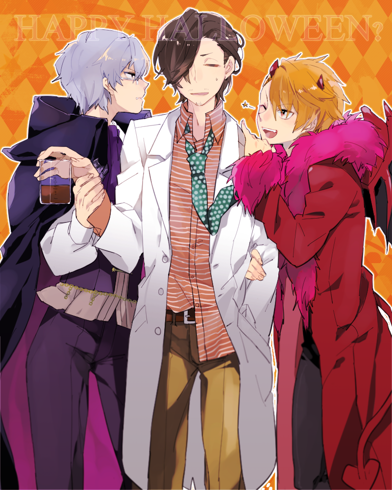 maita rui, yamashita jiro, and hazama michio (idolmaster and 1 more) drawn by hita_(hitapita)