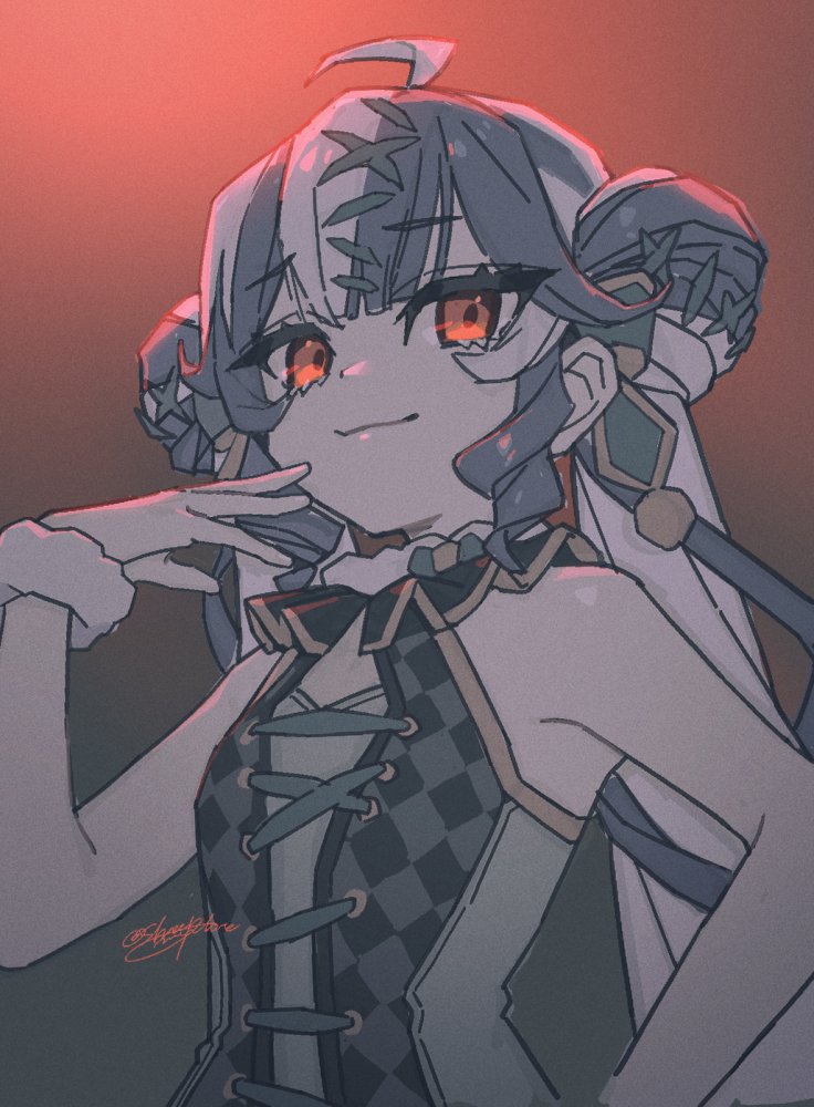 twisty amanozako (nijisanji and 1 more) drawn by hitsuji_oshipu