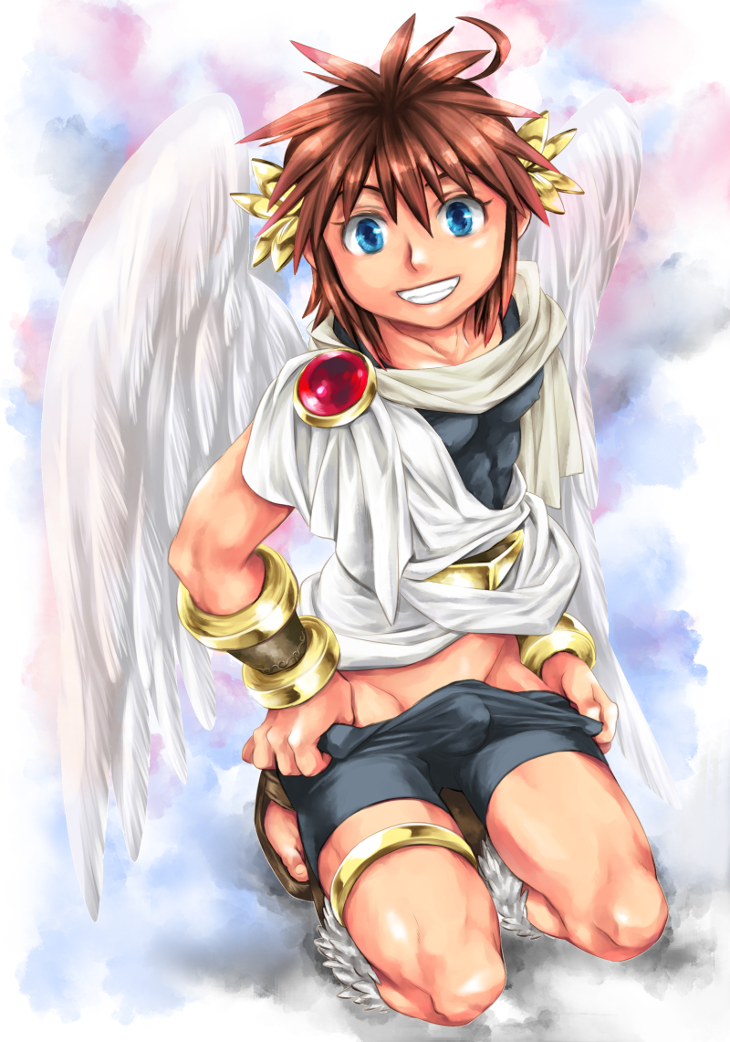 pit (kid icarus) drawn by karasuma_pink