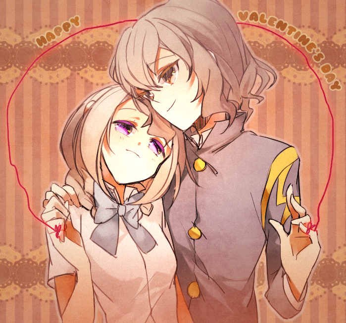 shindou takuto and yamana akane (inazuma eleven and 1 more) drawn by intrinsical