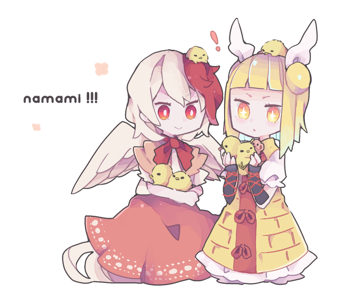 niwatari kutaka and joutouguu mayumi (touhou) drawn by cosmicmind
