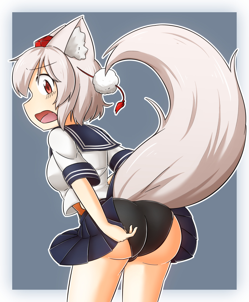 inubashiri momiji (touhou) drawn by elu_butyo