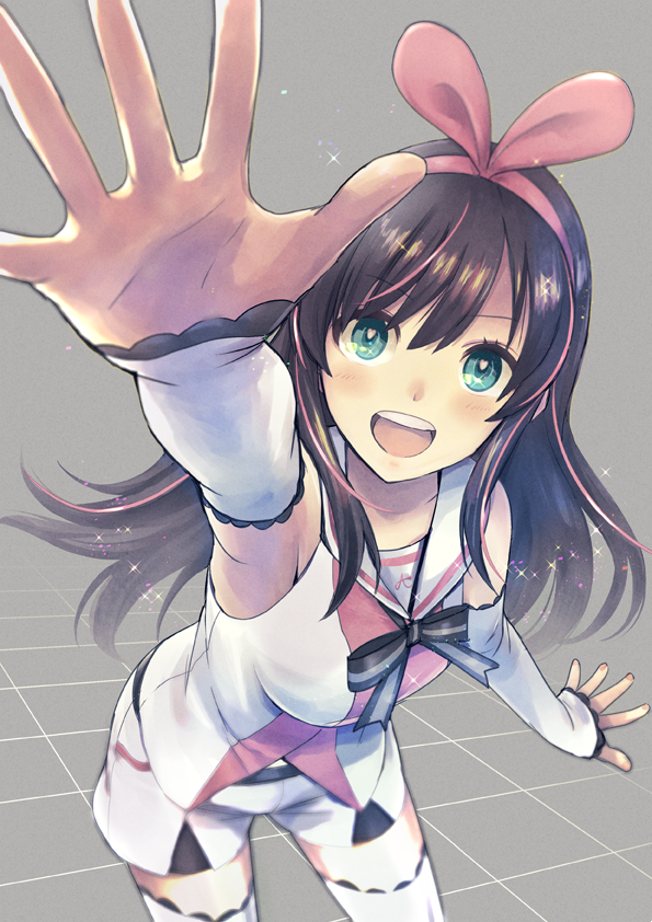 kizuna ai (kizuna ai inc.) drawn by maki_(nasulily)