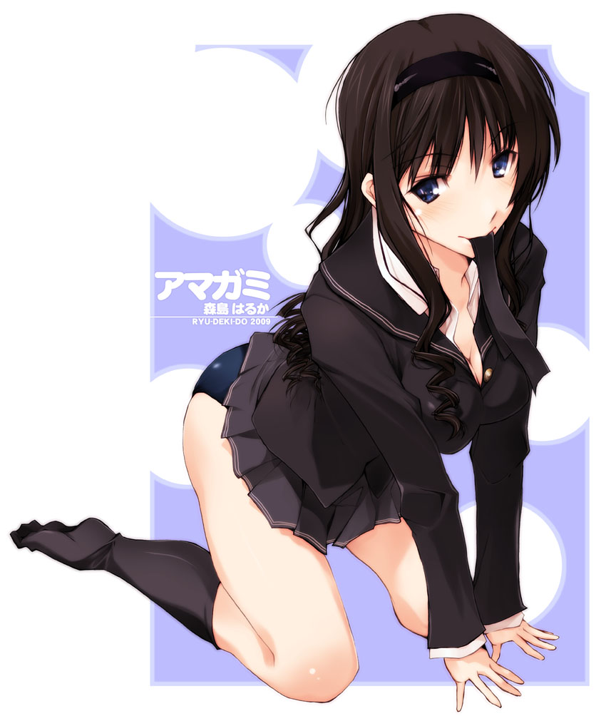 morishima haruka (amagami) drawn by nagare_hyougo