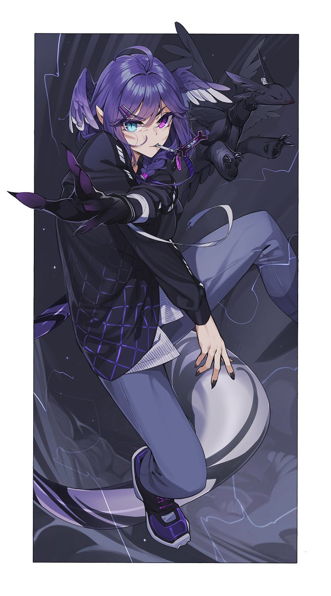 selen tatsuki and ember (nijisanji and 1 more) drawn by kamameshi_gougoumaru