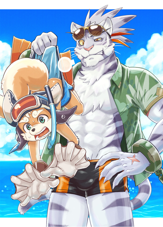 nimbus and lou (world flipper) drawn by draw_two
