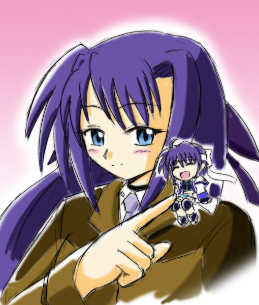 subaru nakajima and ginga nakajima (lyrical nanoha and 1 more) drawn by wakabayashi_makoto