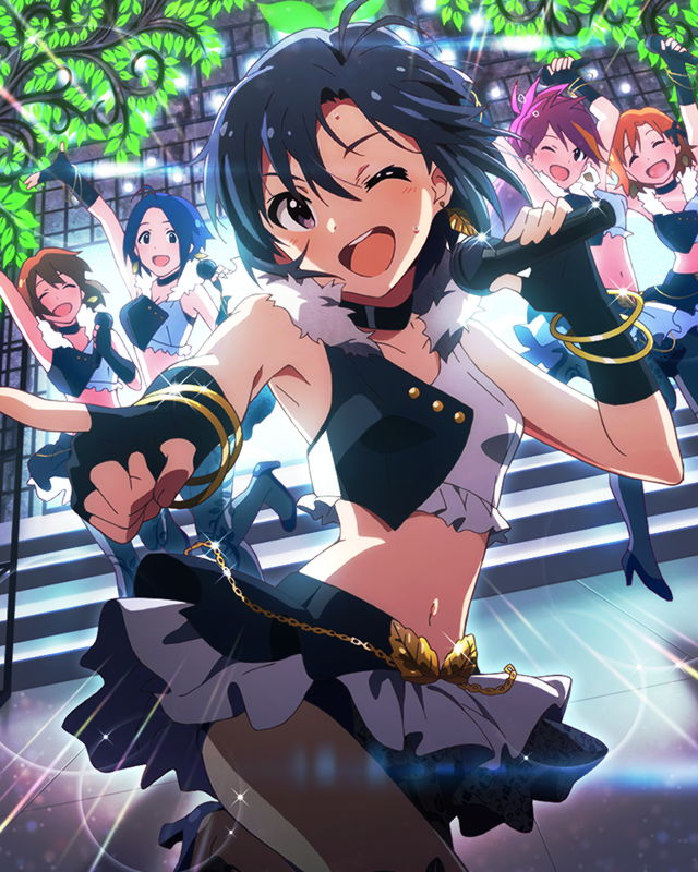 kikuchi makoto, miura azusa, hagiwara yukiho, yabuki kana, and maihama ayumu (idolmaster and 1 more)