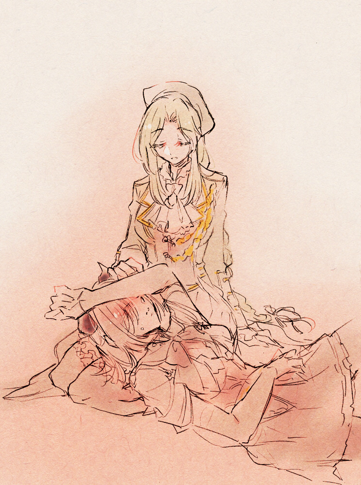 murakami tokiwa and sekino youko (assault lily) drawn by santouka