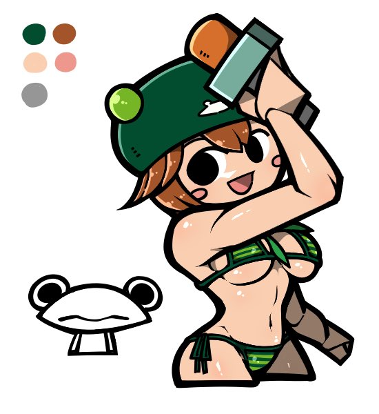 ribitta (mega man and 1 more) drawn by name_omoitukan2