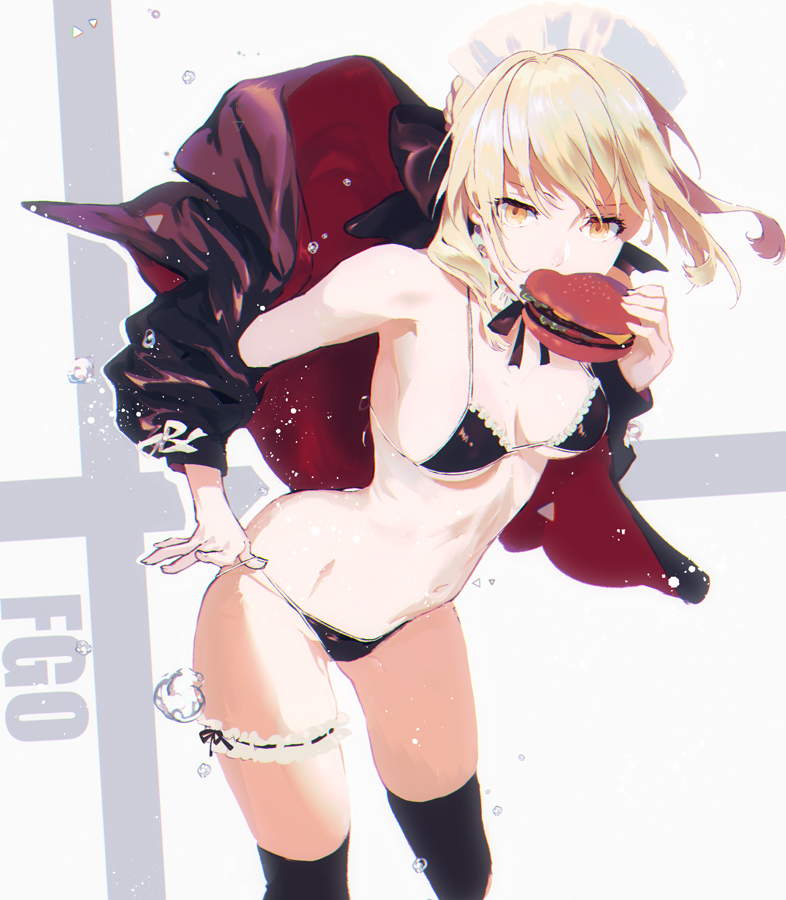 artoria pendragon and saber alter (fate and 1 more) drawn by yaku_(ziroken)