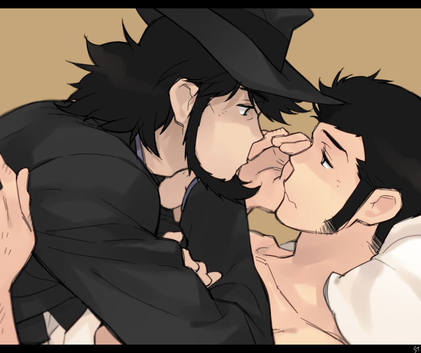 arsene lupin iii and jigen daisuke (lupin iii) drawn by toujou_sakana