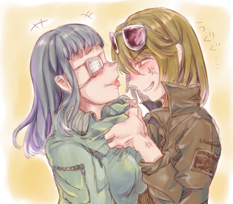 sofia valmer and mildred (jormungand) drawn by taremayu_(kikai_tomato)