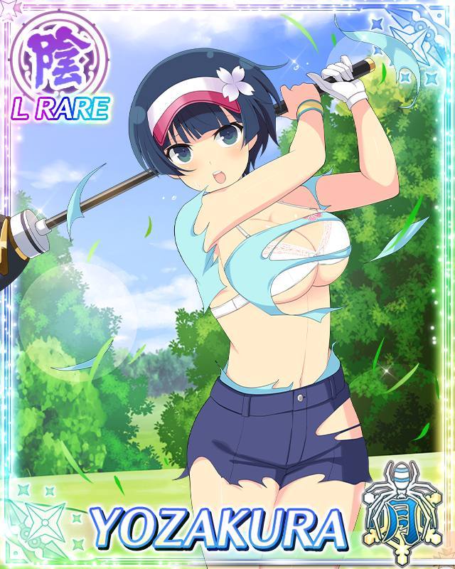 yozakura (senran kagura and 1 more) drawn by yaegashi_nan